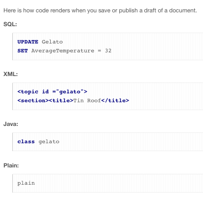 Code Sample