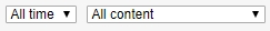 Spotlight search filters