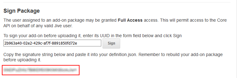 A screenshot of the page with a signature generated