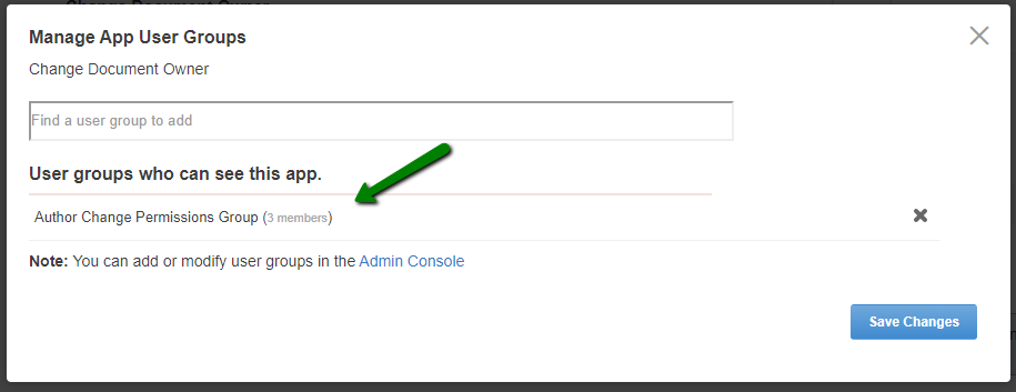 An example of the user group configuration for the Multiple Languages add-on
