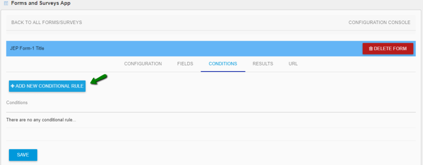 Adding more conditional rules