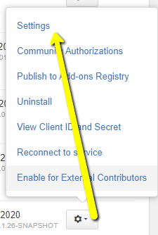 A screenshot of the Multiple Languages add-on settings