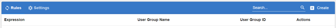 A screenshot of the User Group Sync Add-on Control Panel