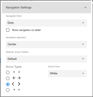 Slideshow Settings: Overlay