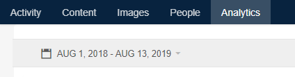 Opening the date selection