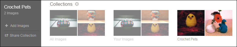 New saved collections