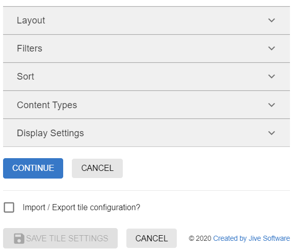 Recent Content tile: Date and time settings